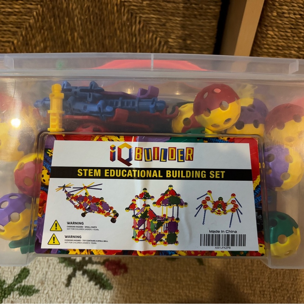 IQ Builder STEM Learning Creative Construction Educational Building Set And Case